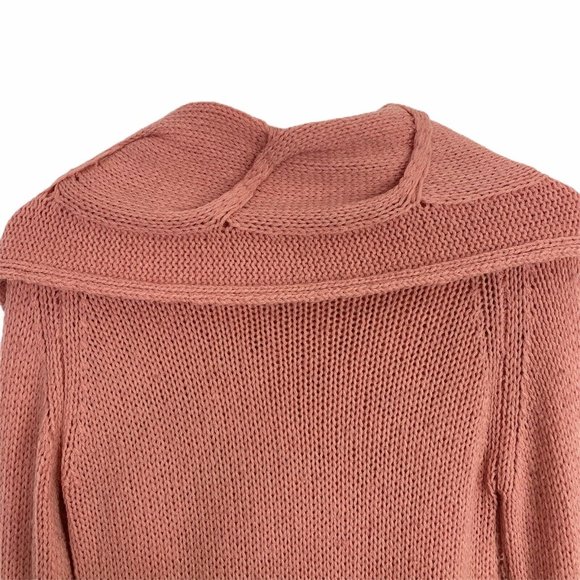 Anthro Sleeping on Snow Cable Cowl Neck Sweater XS - Picture 5 of 6